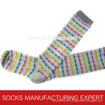 100% Cotton of Woman Coloful Tube Sock (UBM1053)